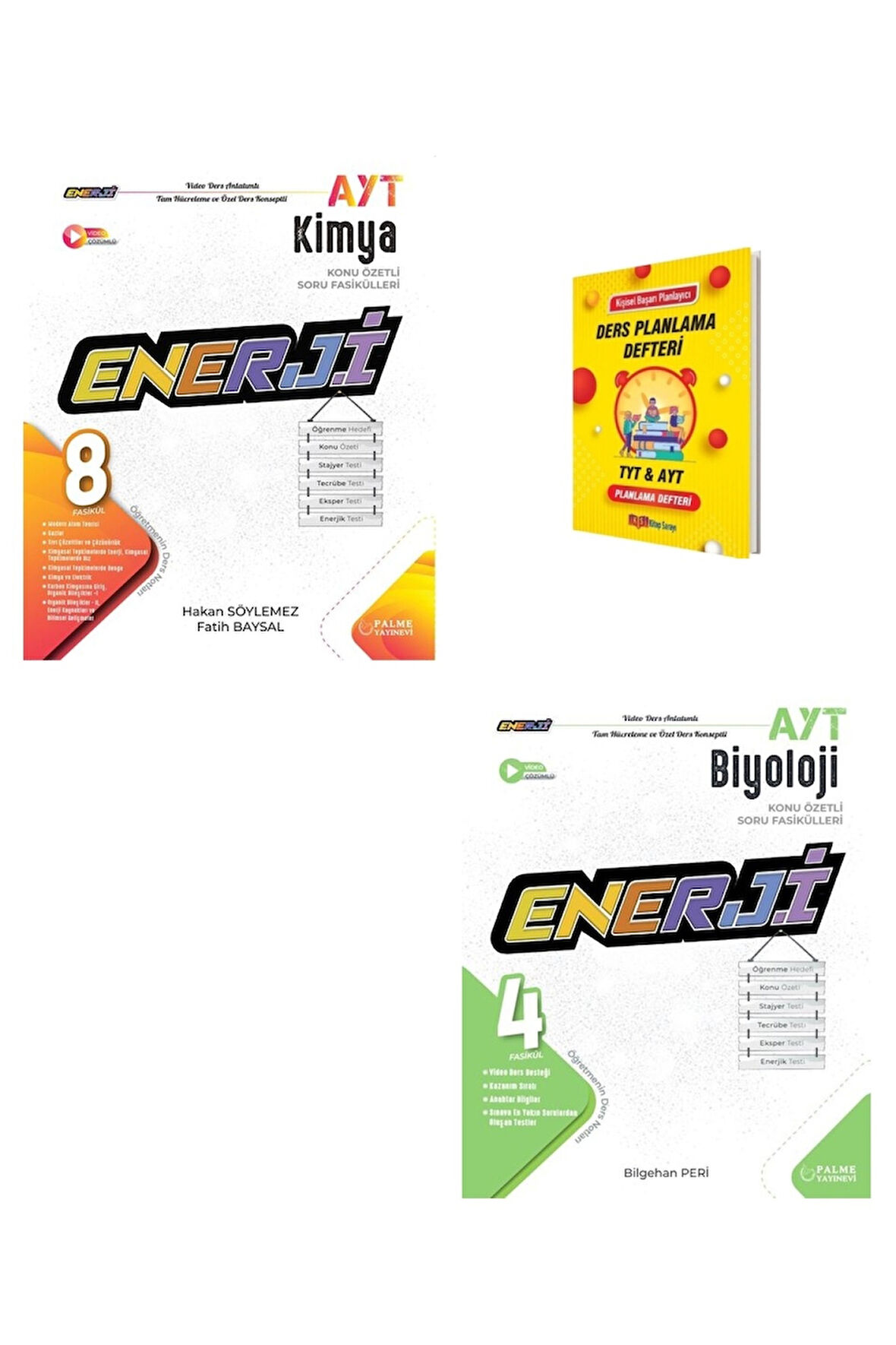 AYT Enerji Kimya ve Biyoloji Konu Özetli Soru Fasikülleri