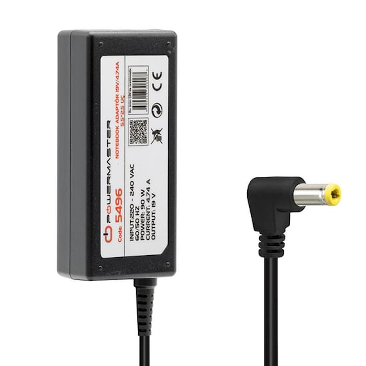 19 Volt - 4.74 Amper 5.5*2.5 Mm Uçlu Adaptör