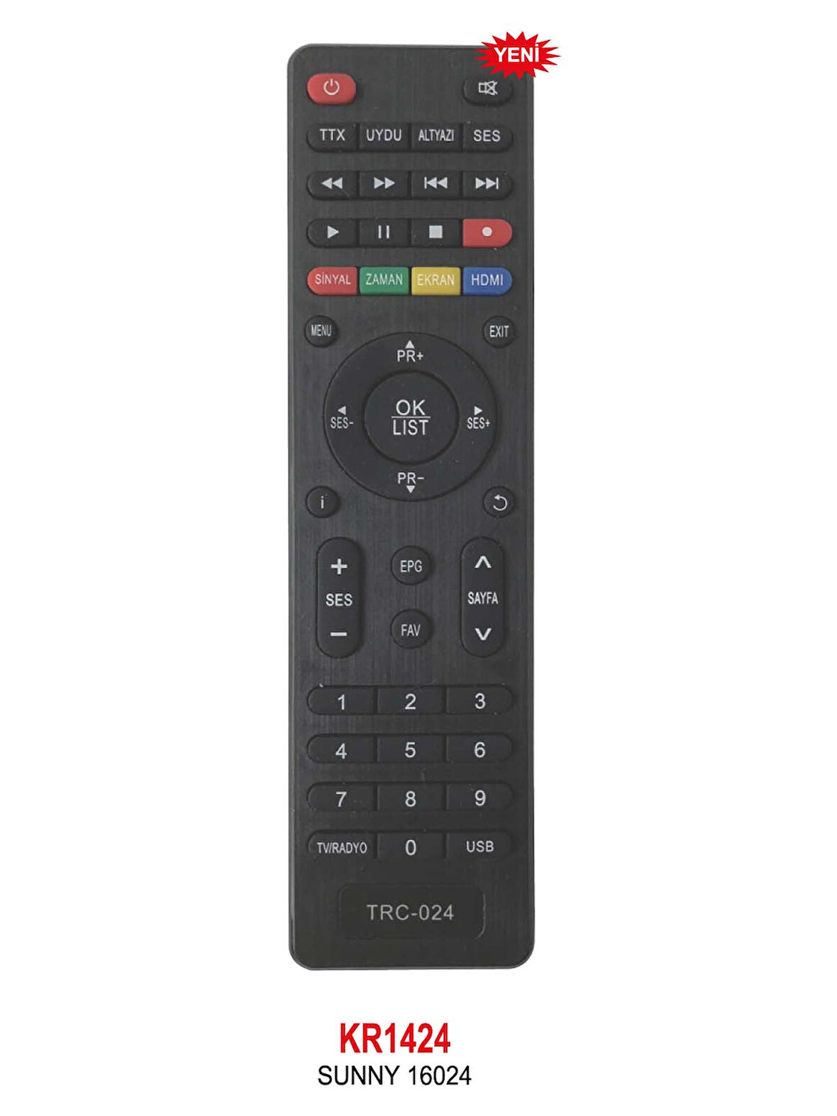 SUNNY 16024 UYDU KUMANDASI