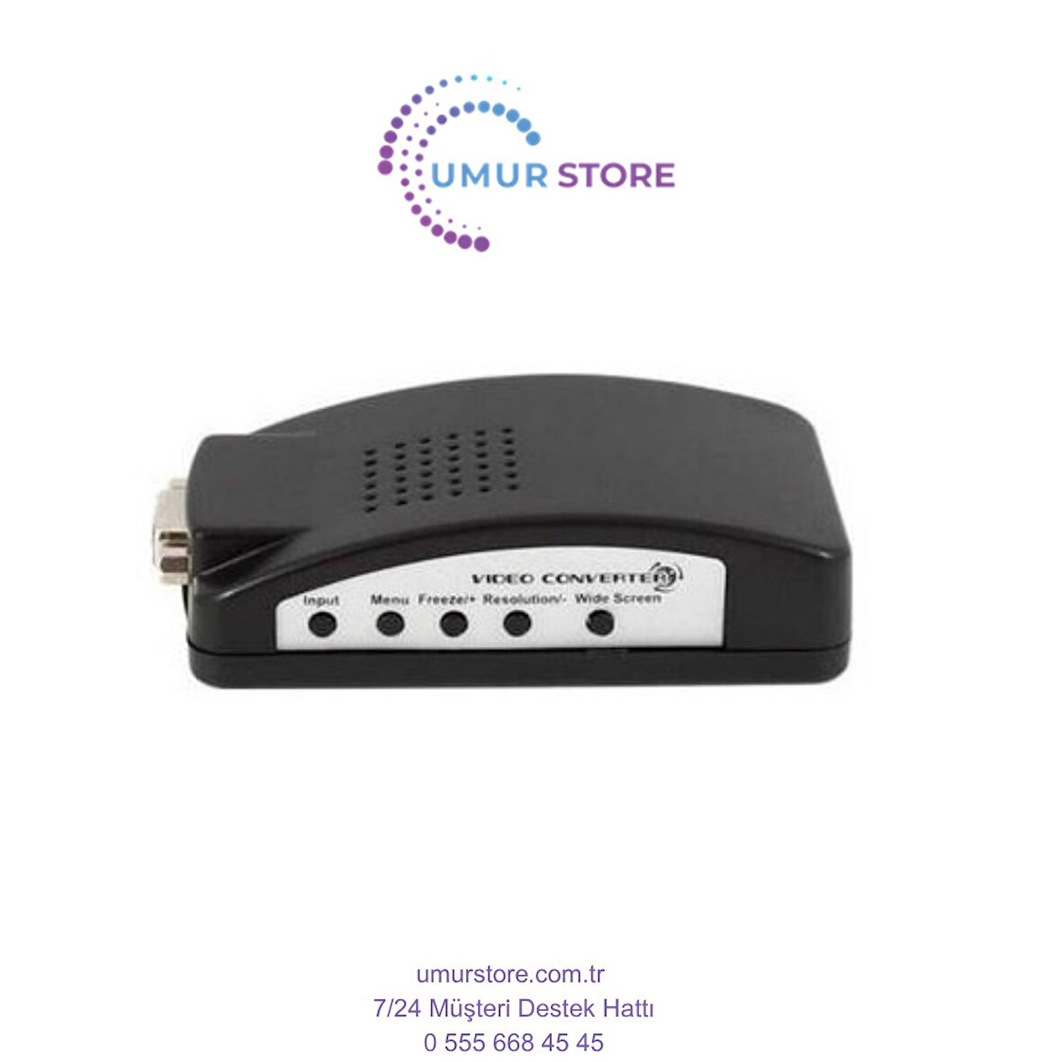 Bnc VGA Çevirici Svideo VGA Çevirici S-Video VGA Çevirici Bnc VGA Dönüştürücü