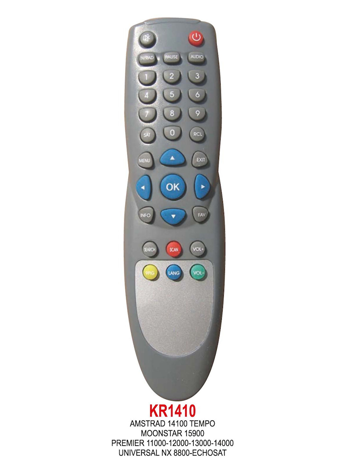 Uyumlu MOONSTAR 15900 UYDU KUMANDASI