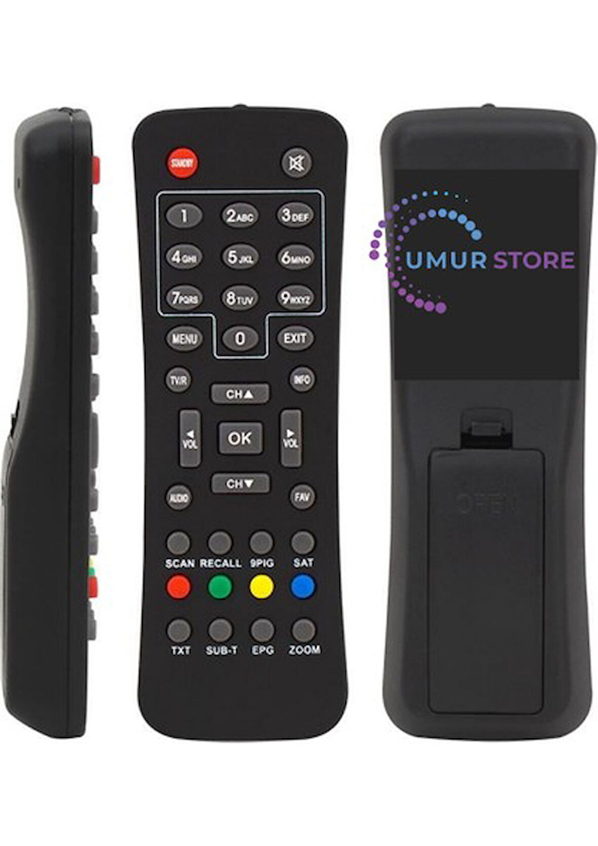 Amstrad Büyük Kalıp Sd Uydu Alıcısı Kumandası