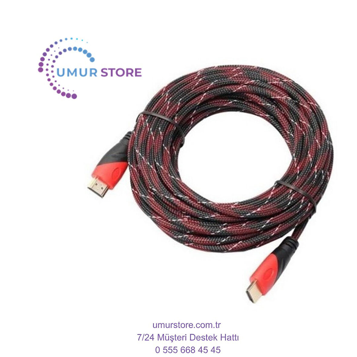 Örgülü Hdtv HDMI Kablo - 10M