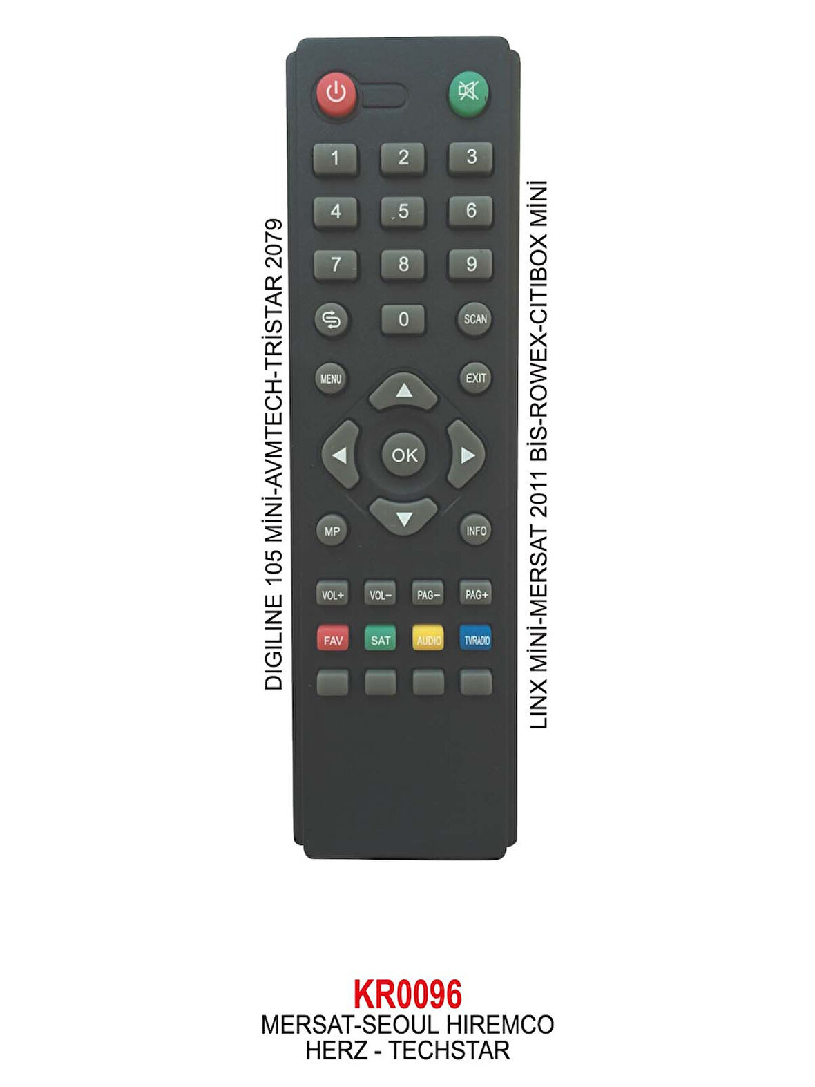 Uyumlu LINX --MİNİ HD UYDU KUMANDA