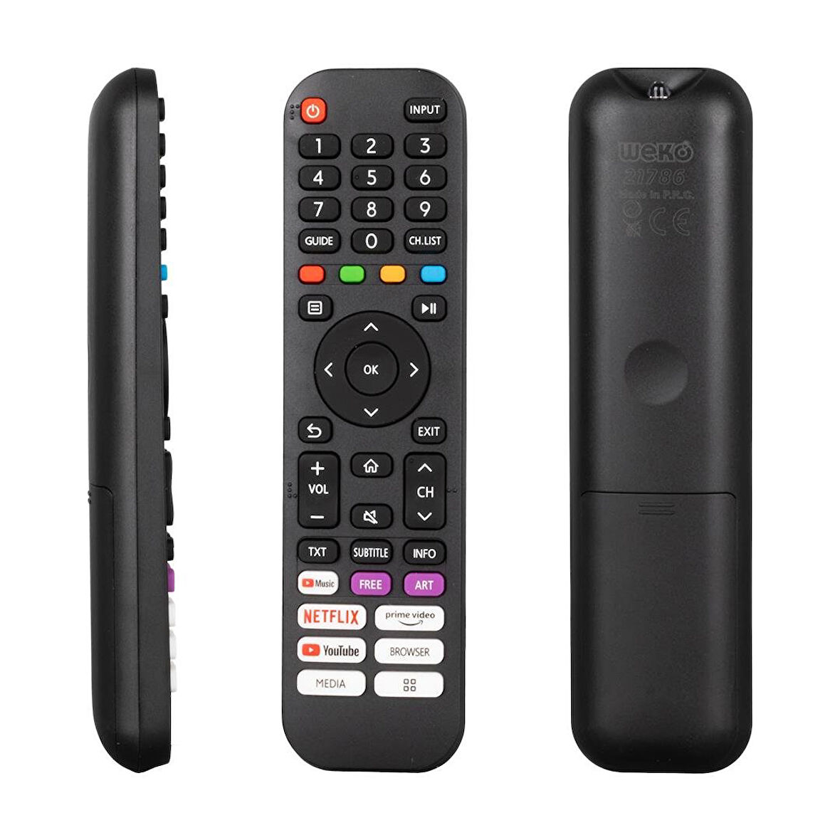 Awox EN2J30H Netflix-YouTube-Prime Video Tuşlu Android Lcd Led Tv Kumanda