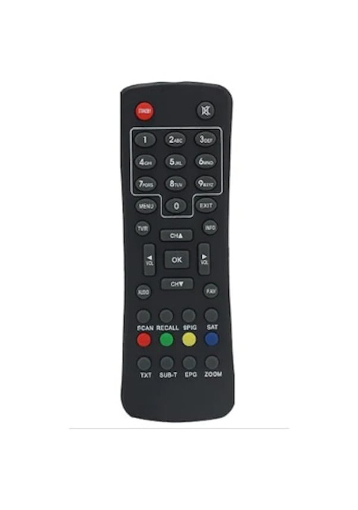 Amstrad 1010 1020 1040 1070 Mini Uydu Alıcı Kumandası