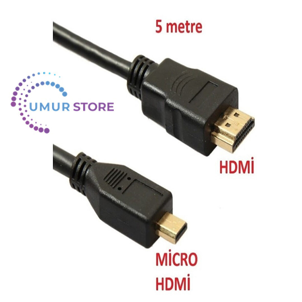 HDMI To Micro HDMI 5 Metre Kablo