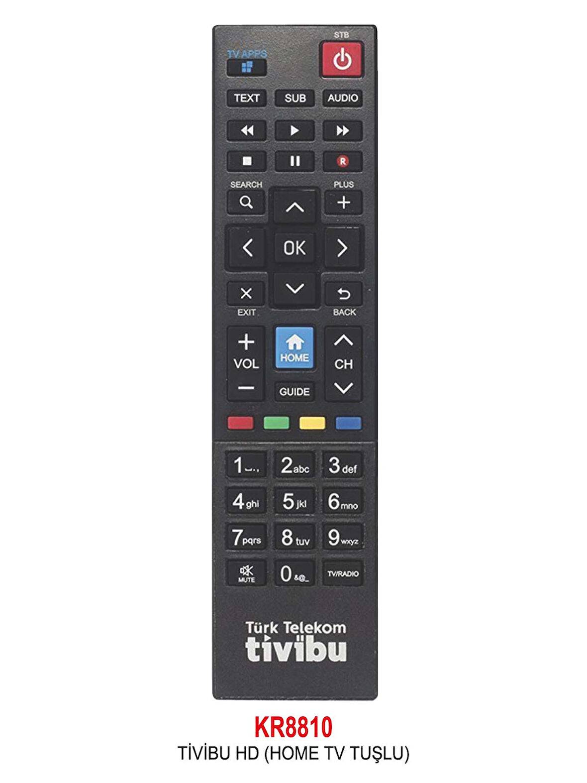 TIVIBU HD ( HOME TV TUŞLU) KUMANDA