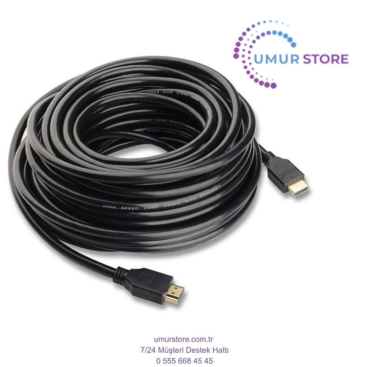 HDMI Kablo Tv Ps3 LCD Xbox Projeksiyon Kablosu Full Hd 1080P - 10 mt