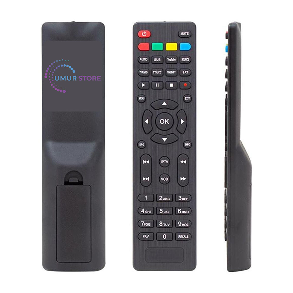 Brawoo Slim HD Youtube ve IPV Tuşlu Uydu Kumandası