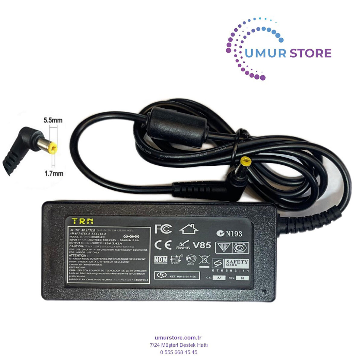 Acer Aspire 5 A515-56G-5004 Notebook Adaptörü