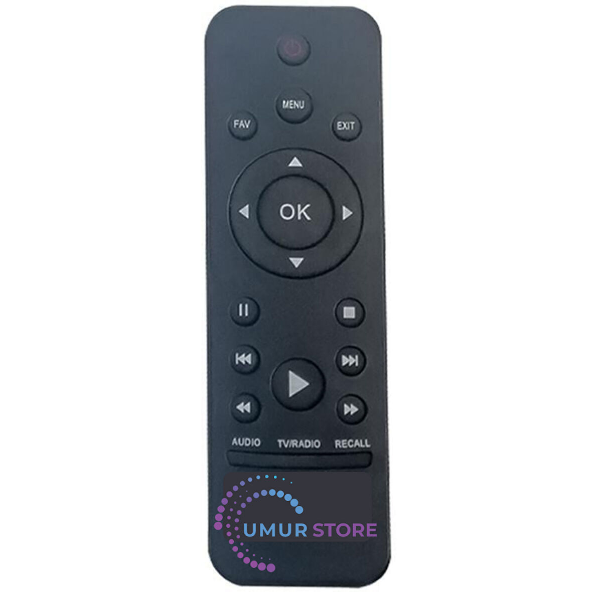 Uyumlu Kamosonic KS-HD1512 Wifi-IPTV HD Uydu Alıcı Yedek Kumandası
