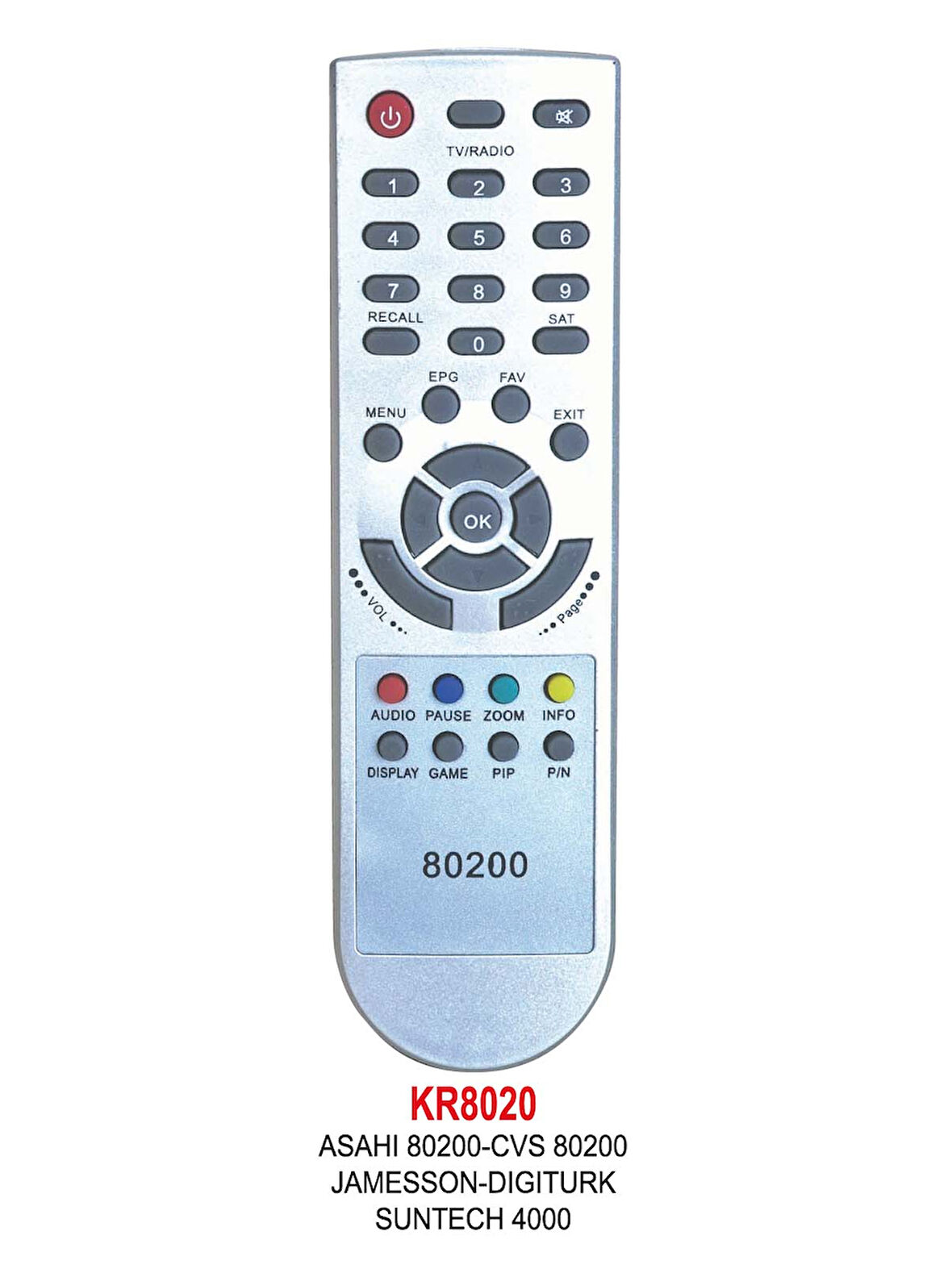 ASAHI 80200 UYDU KUMANDASI