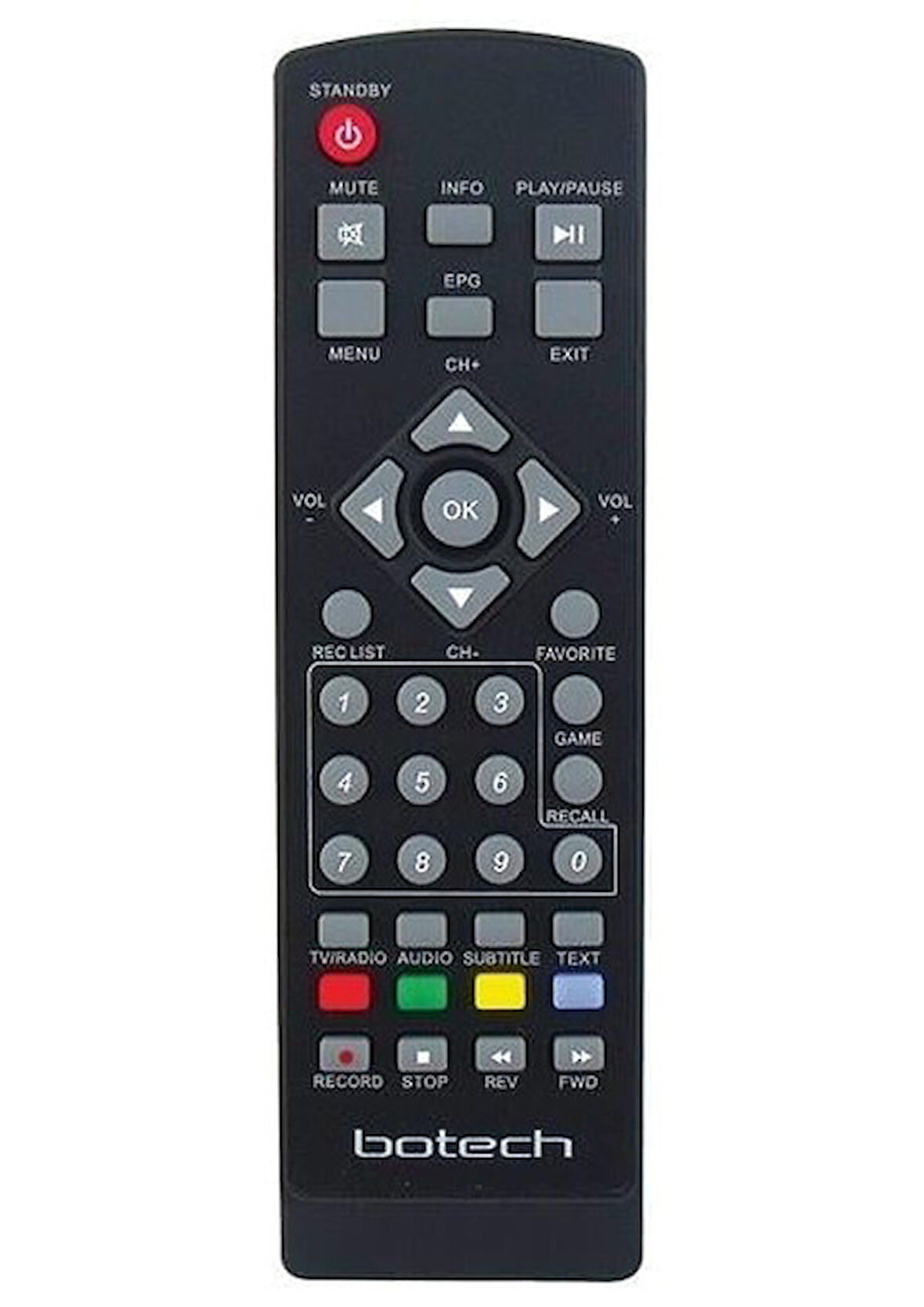 Botech Bc-7200 Uydu Alıcı Kumandası