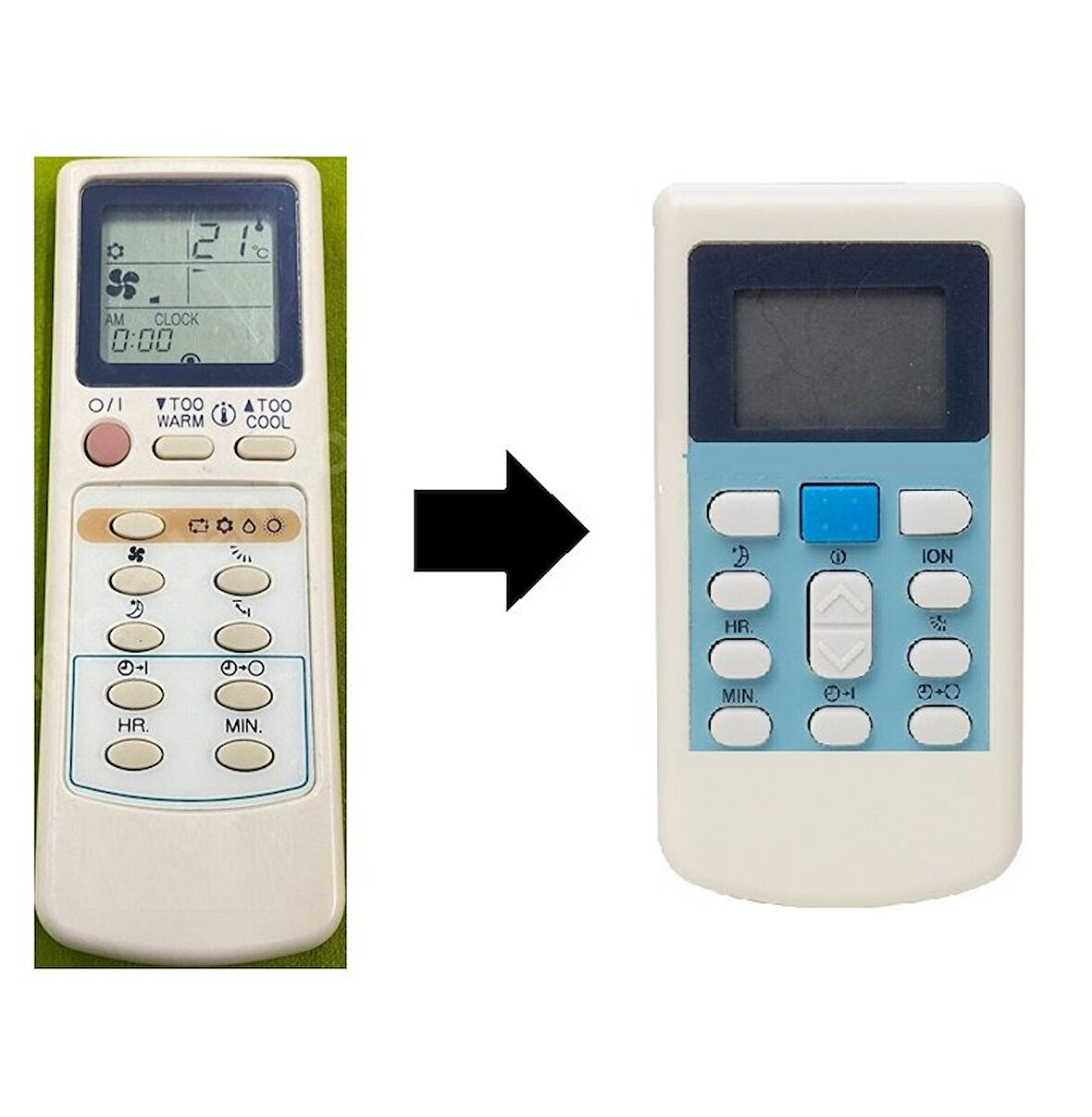 DİAMOND ELECTRİC Klima Kumandası Eşdeğer