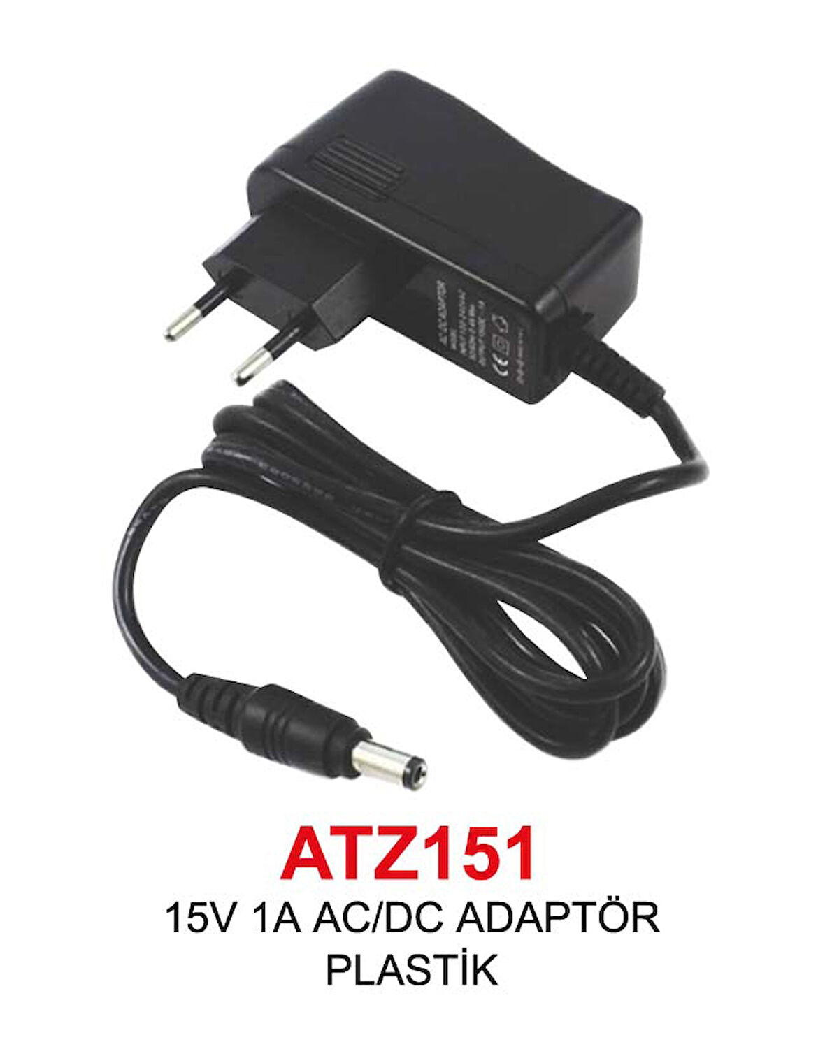 15V 1A AC/DC ADAPTÖR PLASTİK