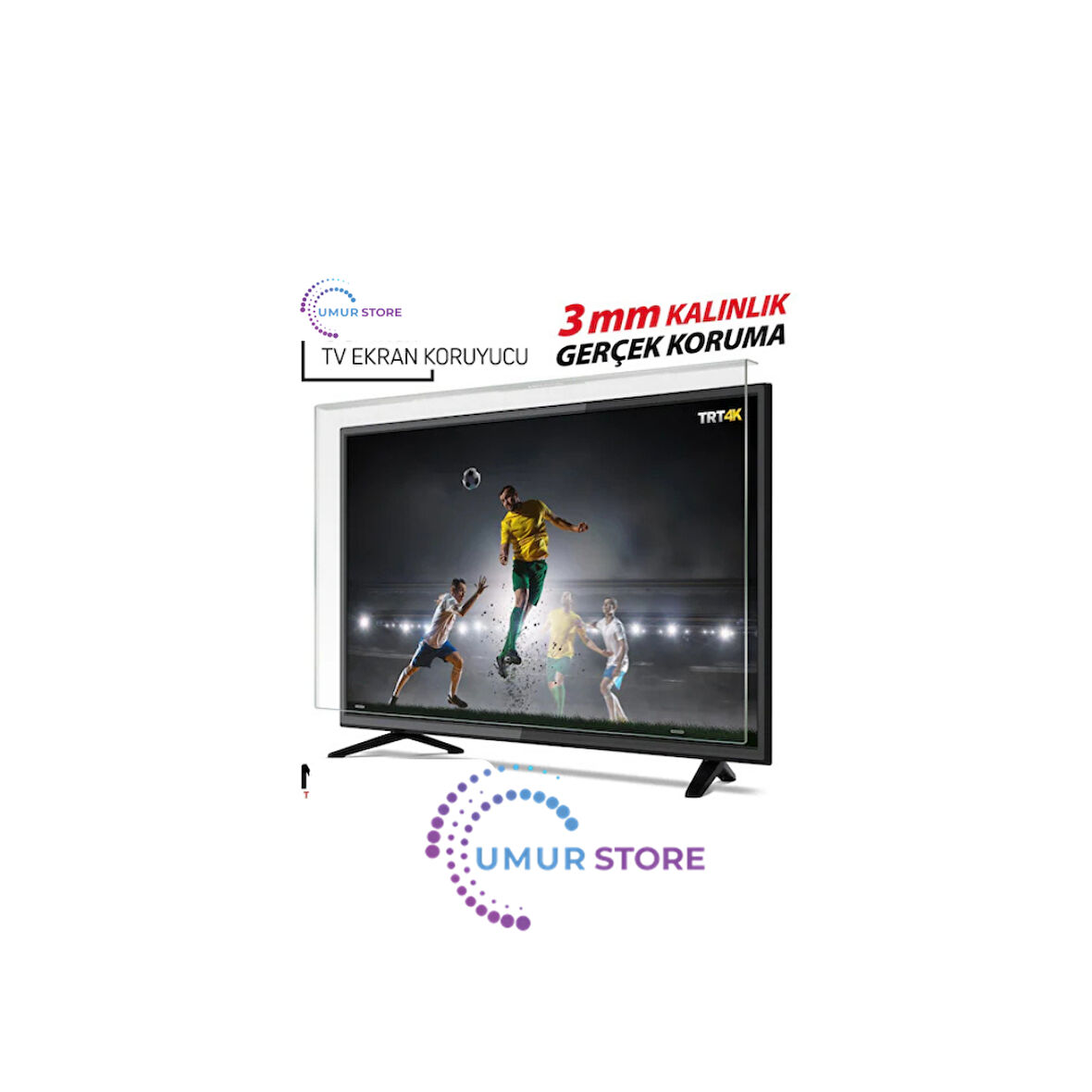 Tcl 55c655 Tv Ekran Koruyucu - Tcl 55" İnç Kırılmaz Tv Ekran Koruyucu