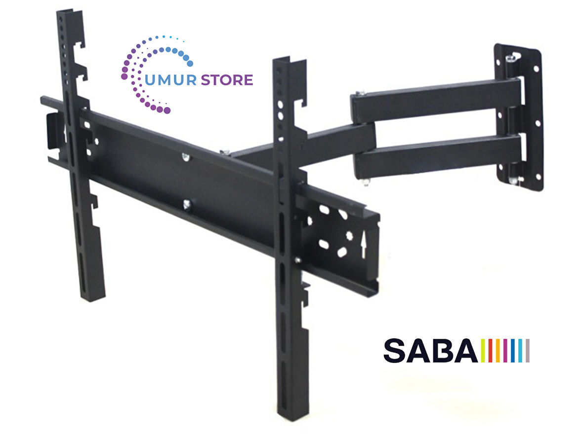 Saba SB42251 42" Uydu Alıcılı Full HD Android Smart 42”- 49” inç Lcd Led Ekran Tv Kelebek Hareketli Askı Aparatı