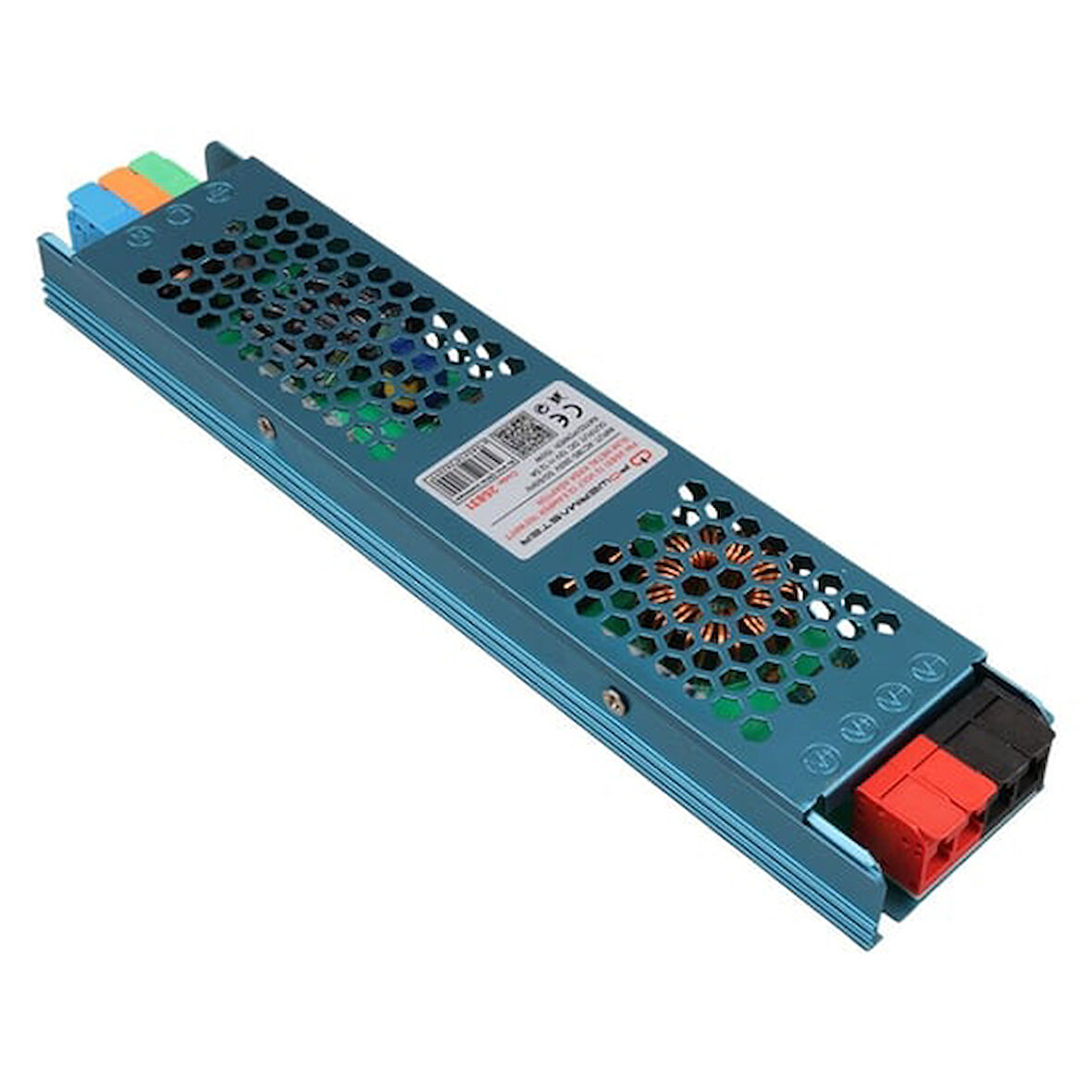 12 Volt 12.5 Amper 150 Watt Slim Metal Kasa Adaptör 238x50x23mm