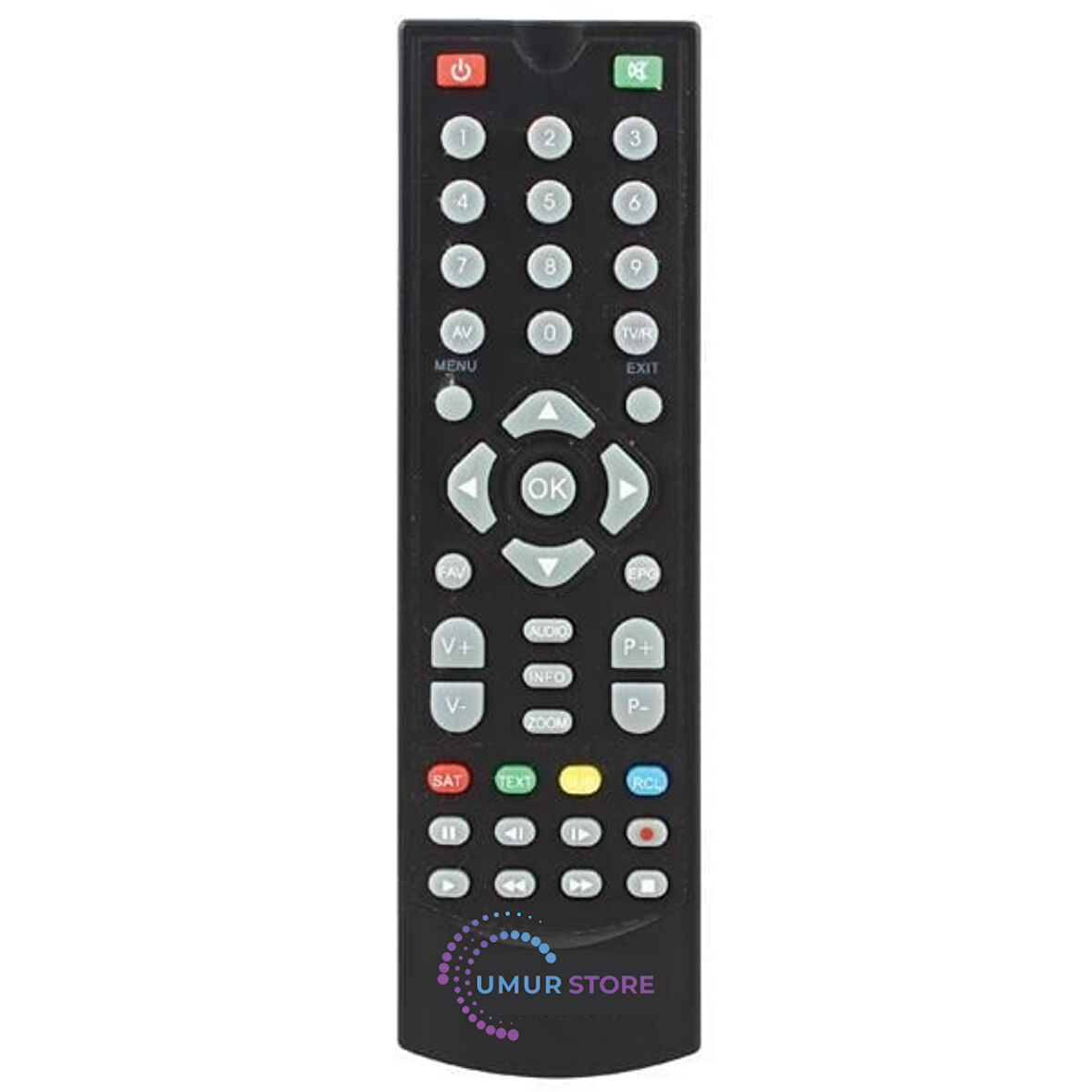 Uyumlu Grundig DSR-6950 Uydu Alıcı Kumandası