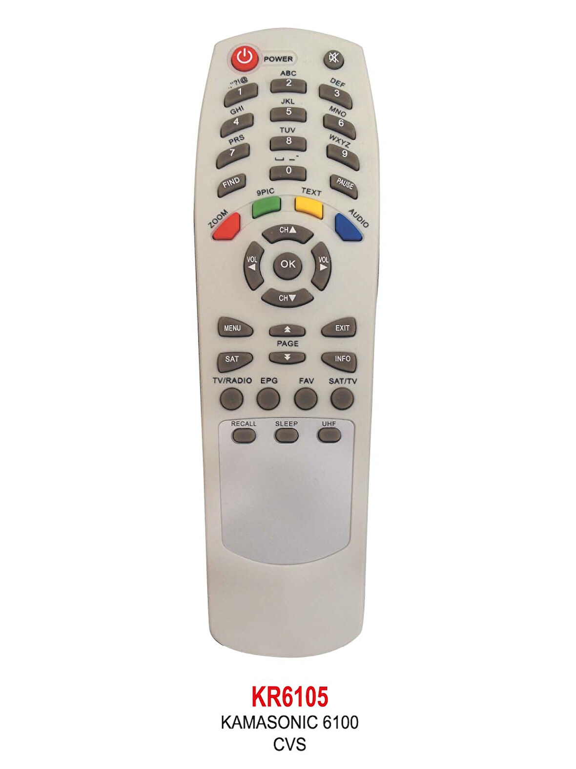 KAMASONIC 6100  KUMANDA