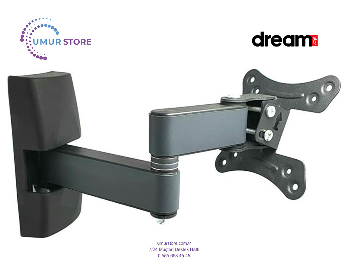 Dreamstar 24" 12v Hd 14”- 28” Monitör Lcd Led TV Hareketli Askı Aparatı