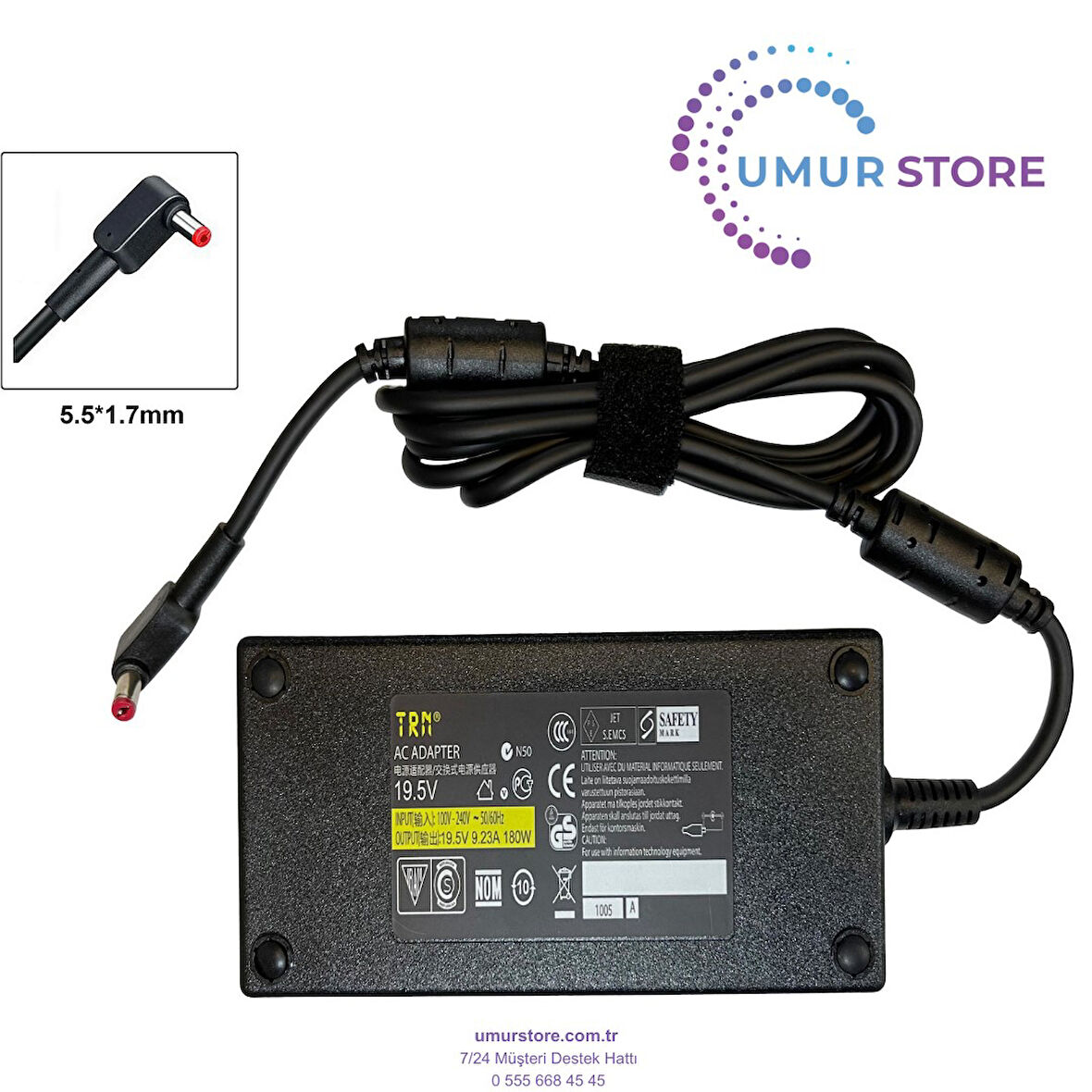 Acer Nitro 5 AN515-58-59P9 Notebook Adaptörü