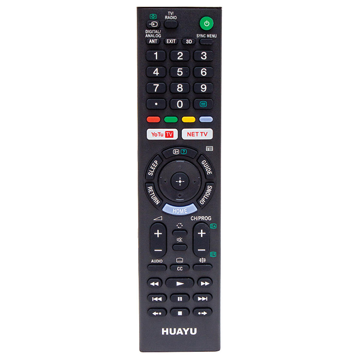 HUAYU KL RM-L1370EU RMT-TX202P SONY YOUTUBE * NETFLIX TUŞLU LCD-LED TV KUMANDA