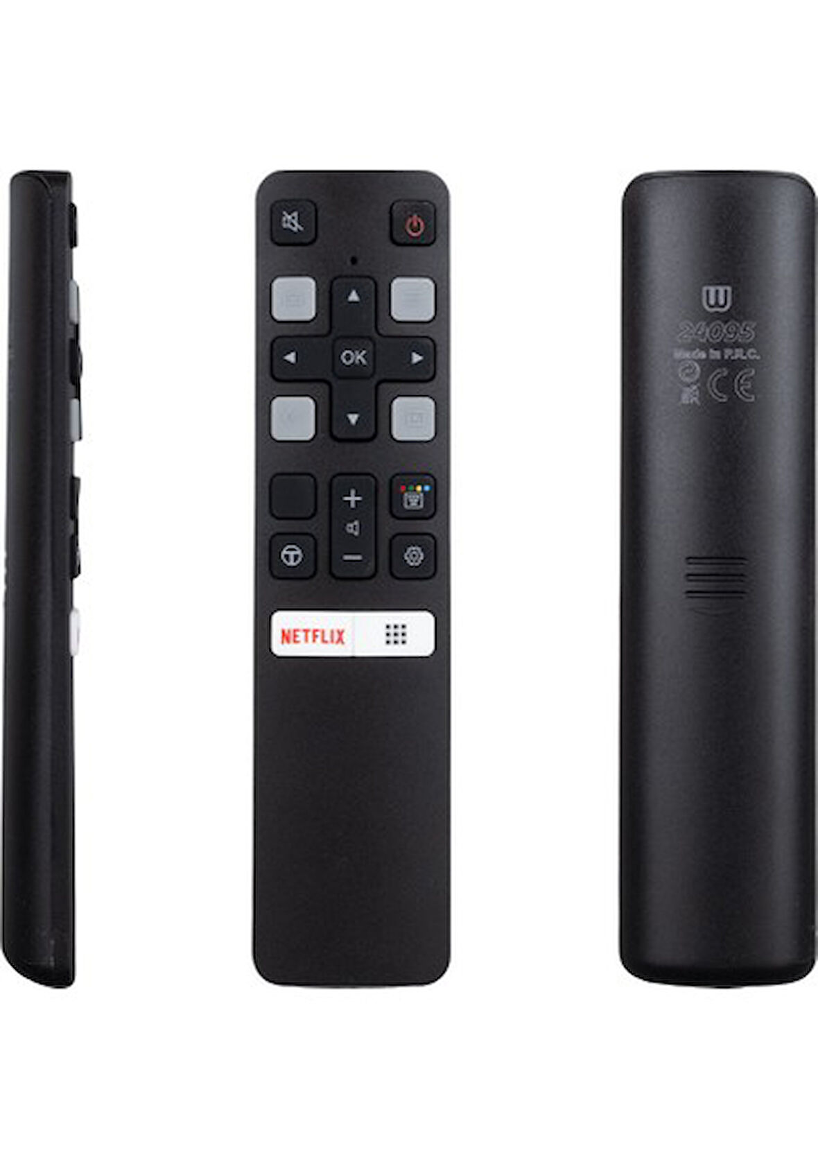 TCL Rc 802V Fmr1 Netflix Tuşlu 50'' - 55'' Android Akıllı LCD LED Tv Kumanda (Ses Komutsuz)