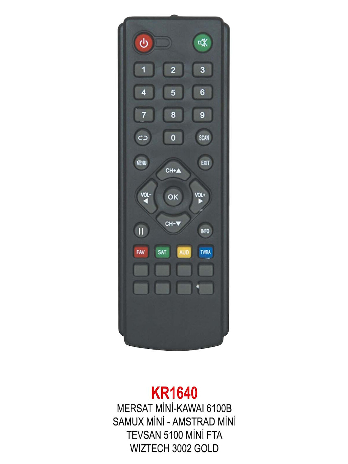 TEVSAN 5100 MİNİ FTA UYDU KUMANDASI