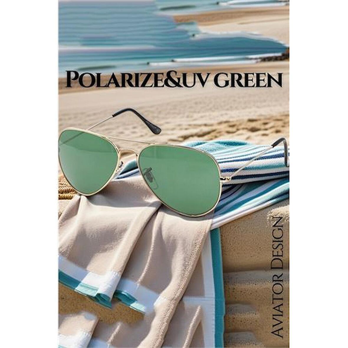 TransForMacion Güneş Gözlüğü Polarize UV Aviator Design 7190756