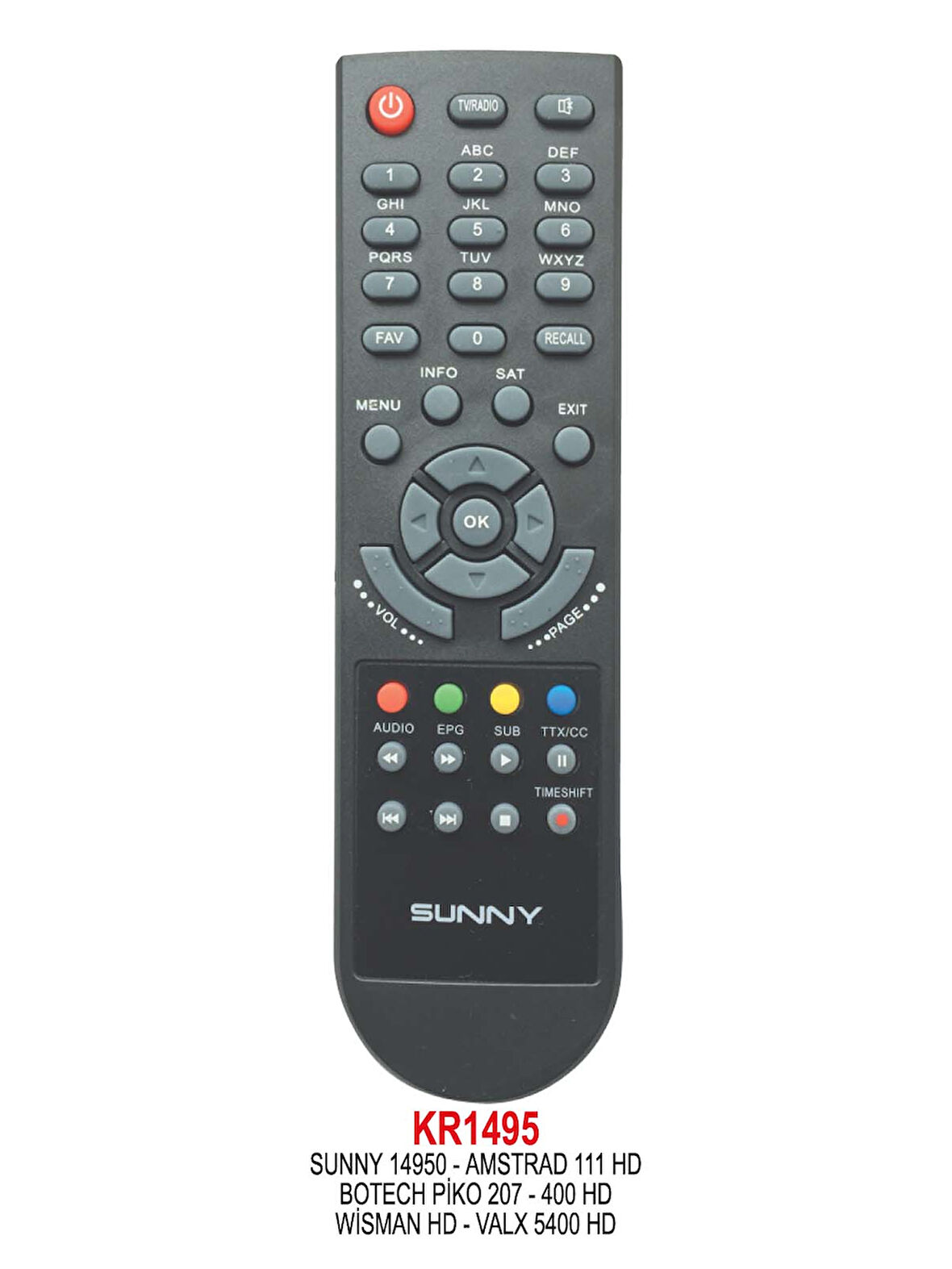 AMSTRAD 111 HD UYDU KUMANDASI