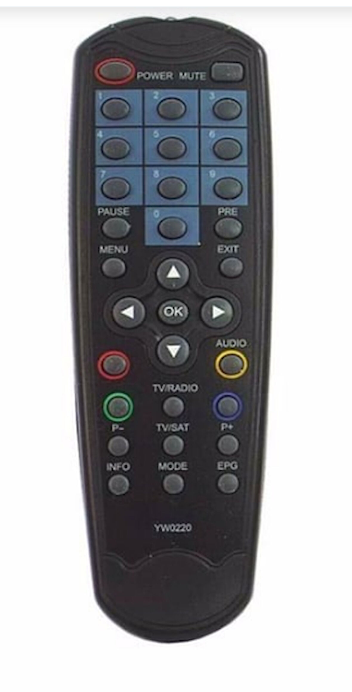 yumatu X200-x300 Next Wawe-3300 Uydu Kumandası(uyumlu) Uydu Alıcı Kumandası