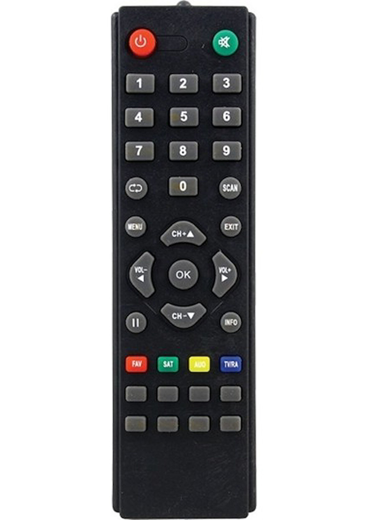 Amstrad Weko Kr Samux 5000*AMSTRAD 16400*CVS 8100 Uydu Kumanda Pauseli Siyah