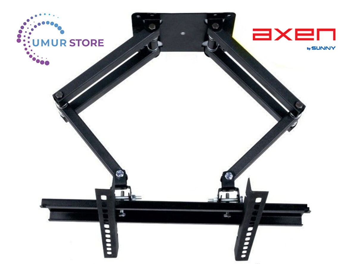 Axen 50" Ax50fmn602 4k Uhd Android 32”- 55” inç / 82-140 Ekran Lcd Led Tv Çift Kollu Hareketli Duvar Askı Aparatı