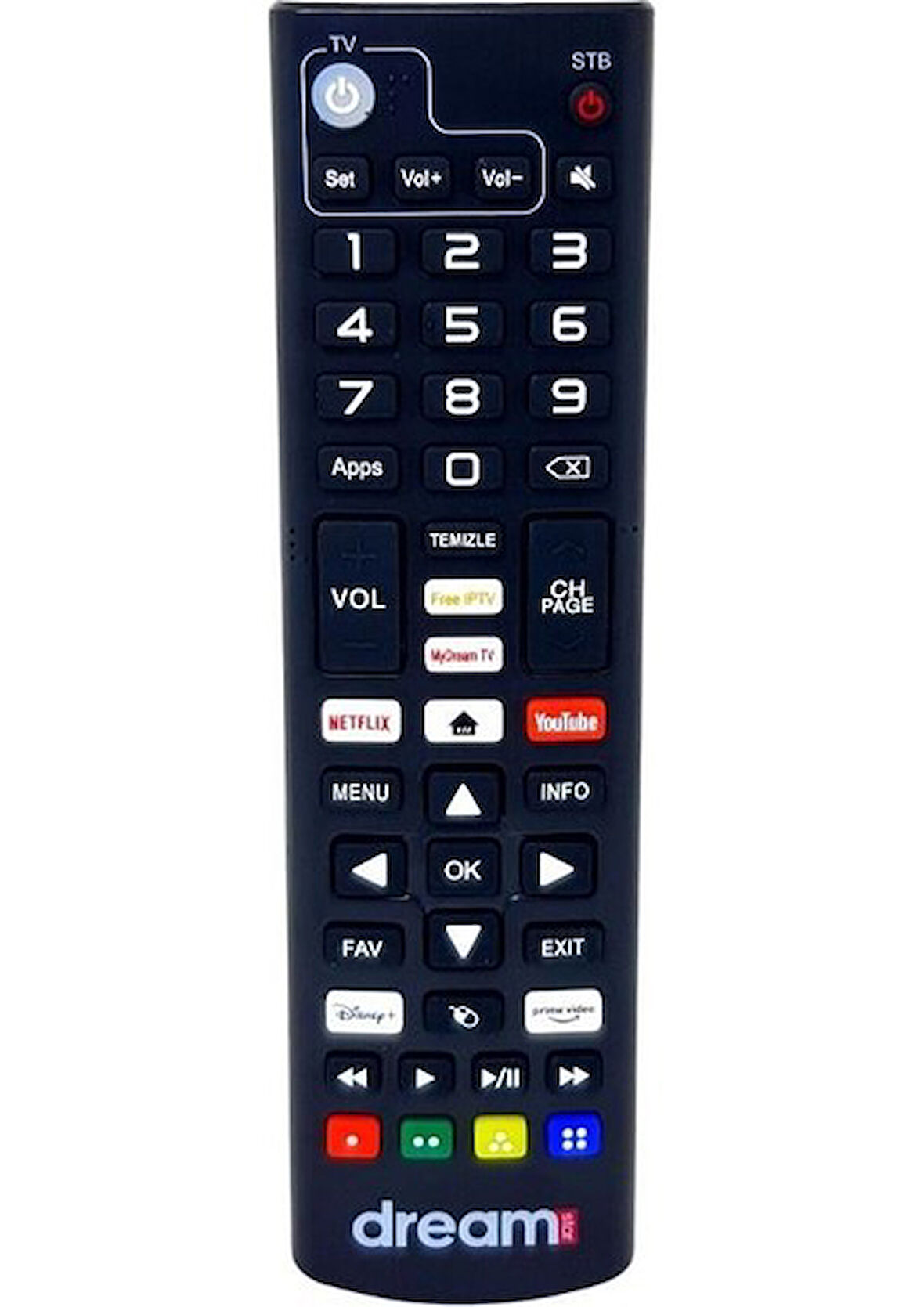 Dreamstar I1 Androidbox Orjinal Kumanda - Ses Komutsuz