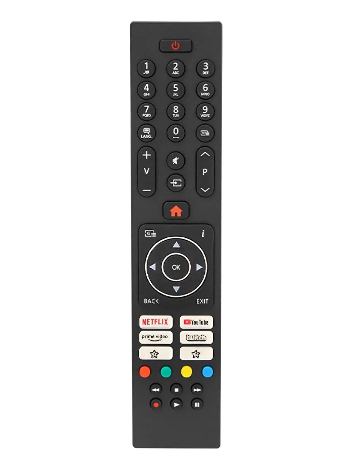 Vestel LCD LED Kumanda Netflix Youtube Prime Video Twitch Tuşlu
