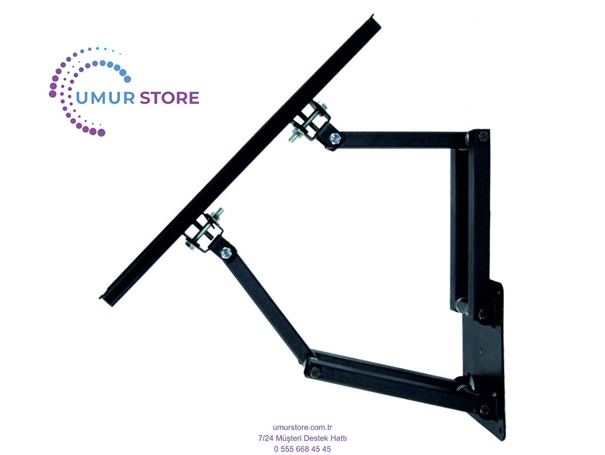 Seg 40SRB900 40" Smart Tivo 32”- 55” inç / 82-140 Ekran Lcd Led Tv Çift Kollu Hareketli Duvar Askı Aparatı