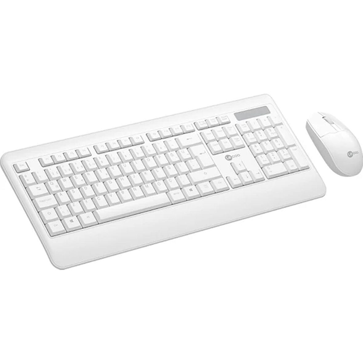 Lecoo Lenovo Lecoo KW202 Kablosuz Türkçe Q Klavye & Mouse Set Beyaz