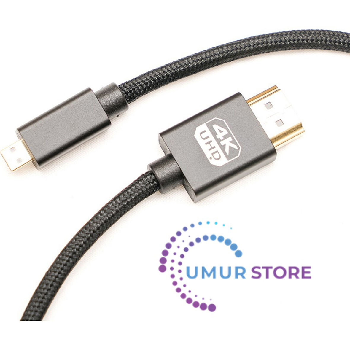 Micro HDMI To HDMI Kablo 4K 60Hz 1m