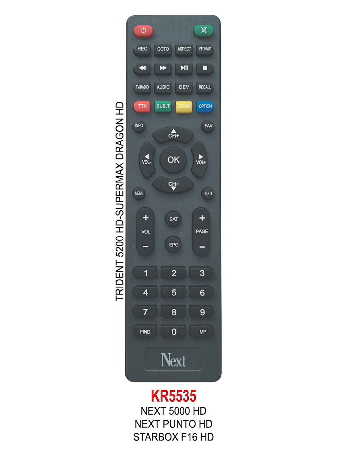 NEXT 5000 HD   UYDU KUMANDASI