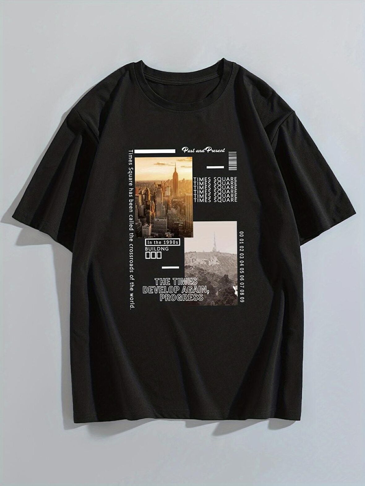 Zaman Yeniden Gelişiyor, İlerliyor' Desenli Baskı