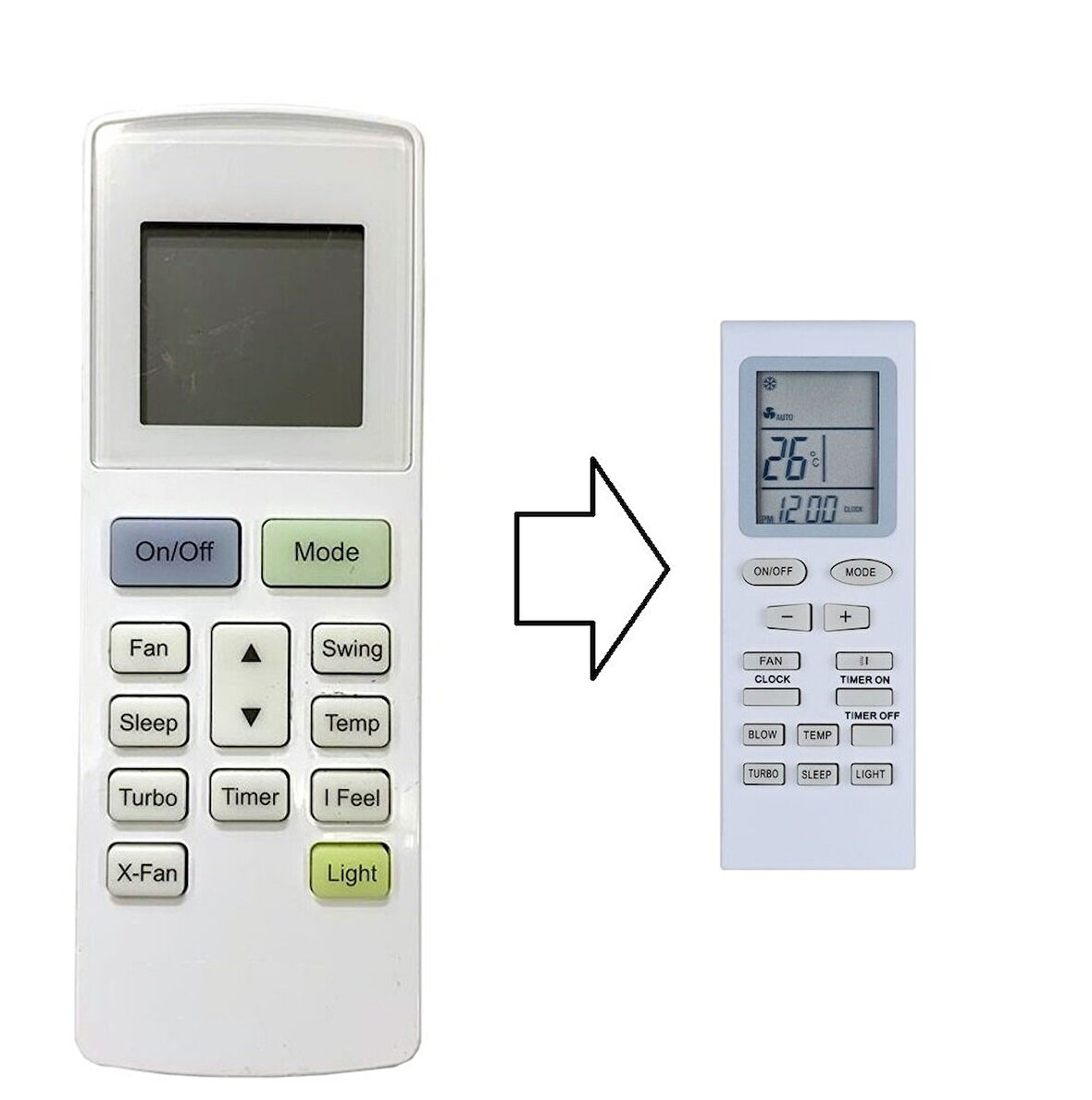 SİGMA SGM24INVDMS Klima Kumandası – Eşdeğer