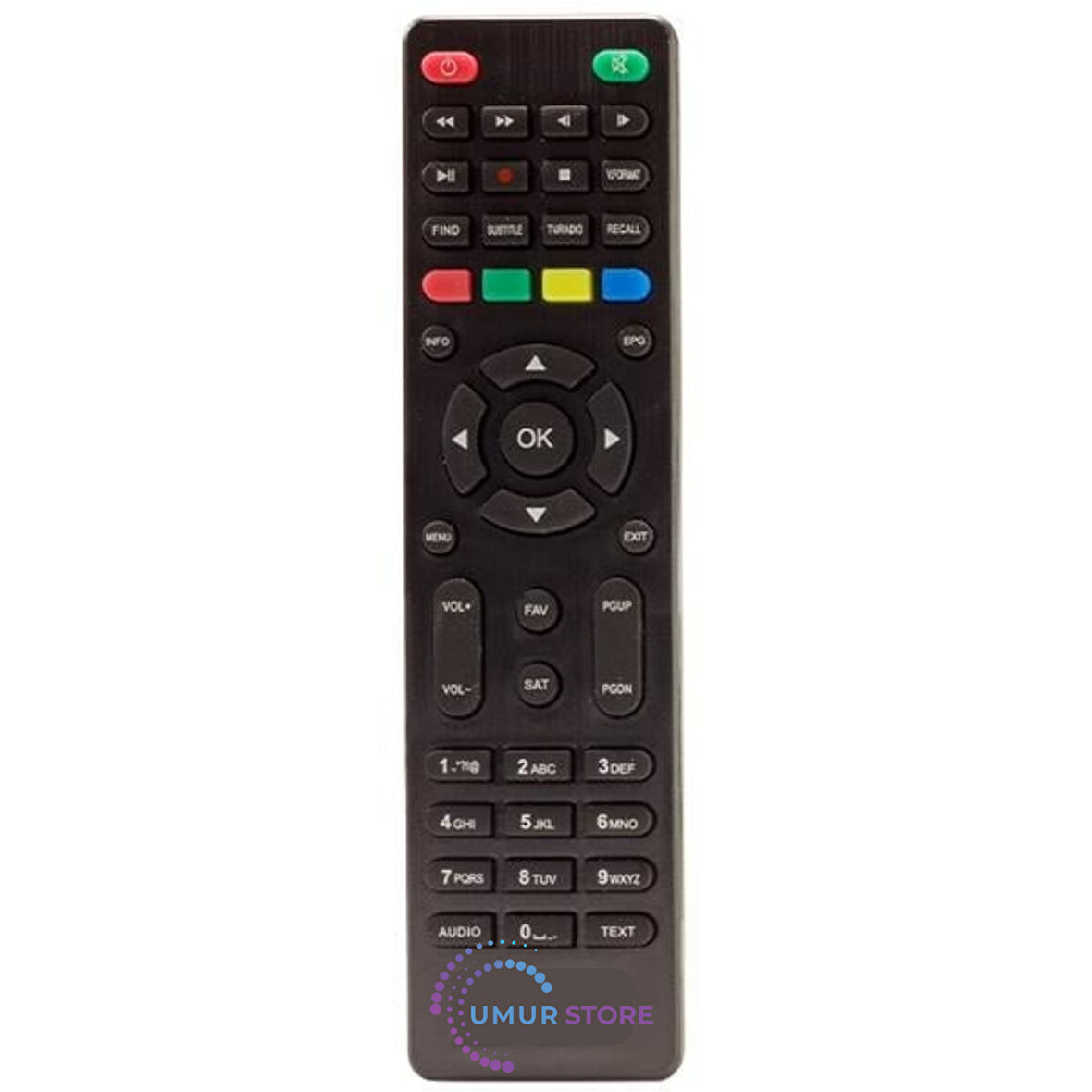 Korax Eco Mini Full HD Uydu Alıcı Kumandası
