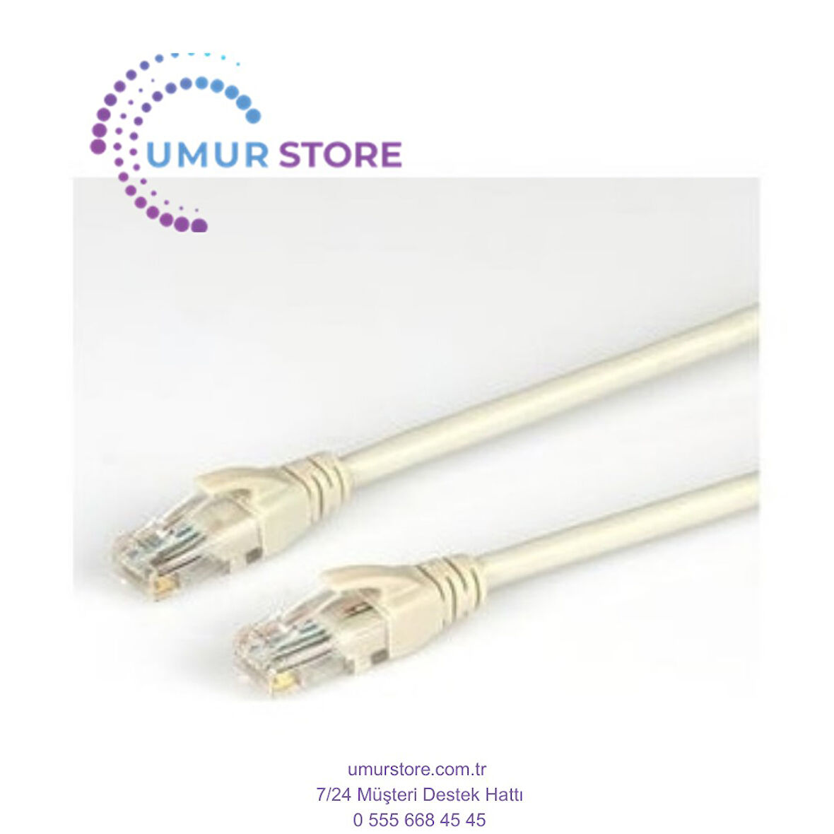 Cat5e Rj45 Ethernet Patch İnternet Modem Kablosu 1.5 Metre
