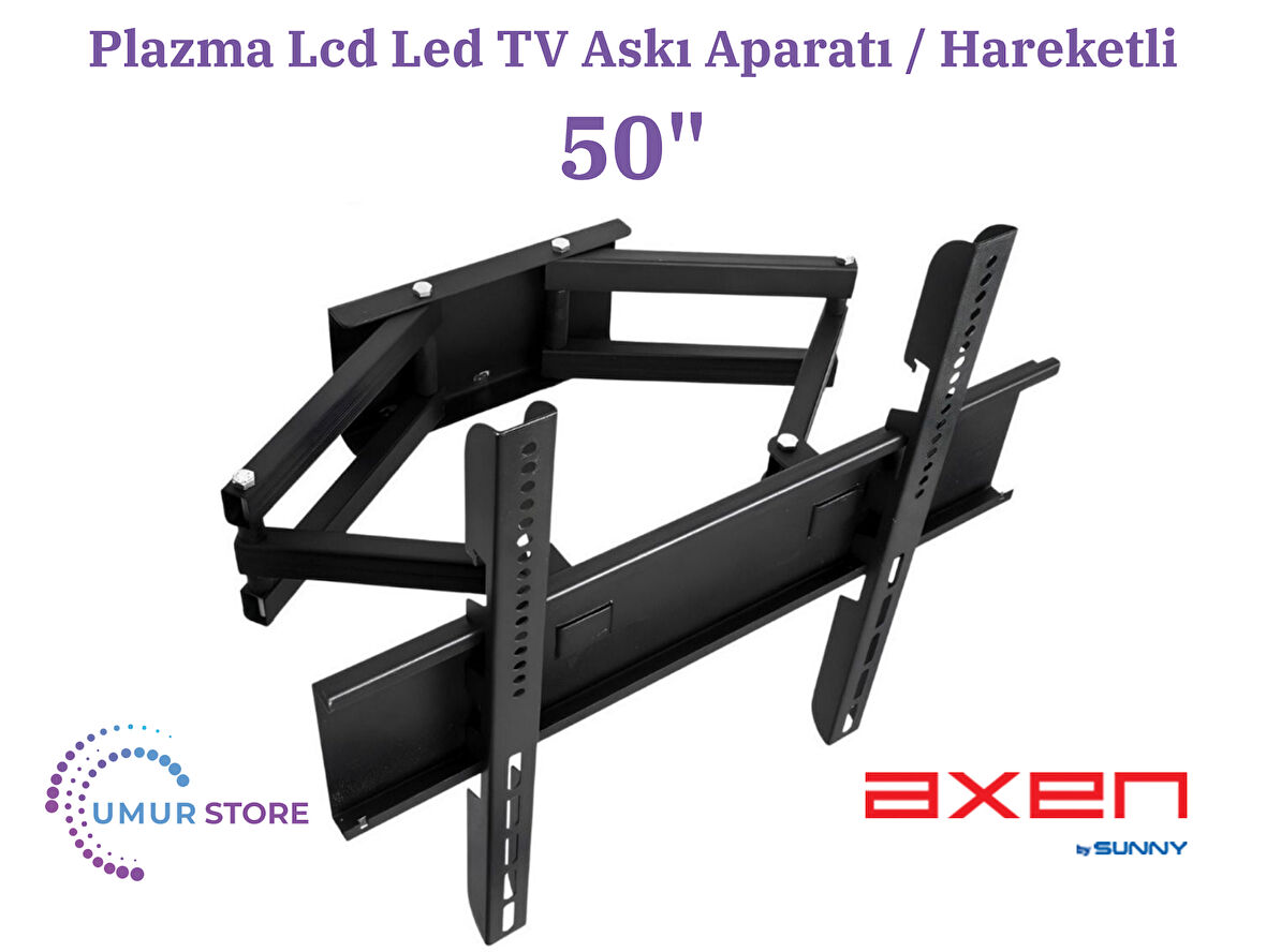 Axen Ax50fıl403 Uhd Android Smart 126/127 Ekran Lcd Led TV Hareketli Duvar Askı Aparatı