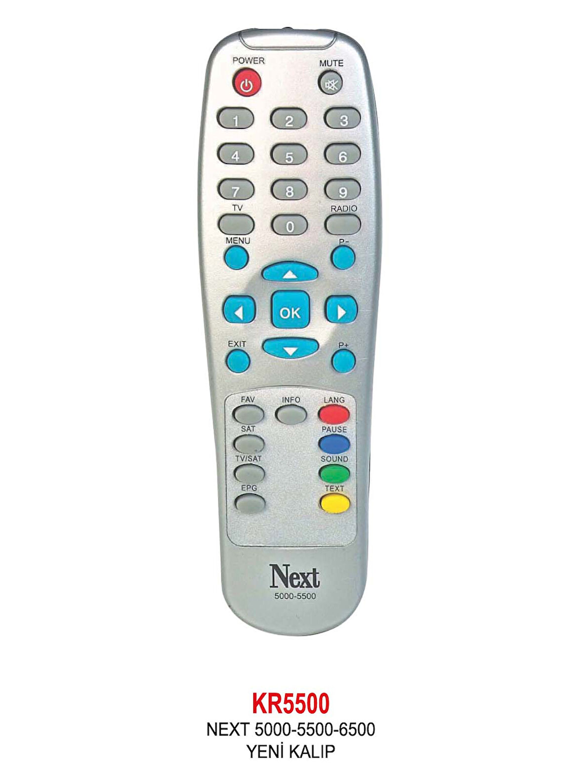 NEXT 5000-5500-6500 YENİ KALIP UYDU KUMANDASI