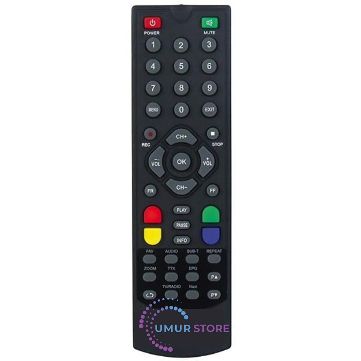 Uyumlu Besttel Mini HD Uydu Alıcı Kumandası