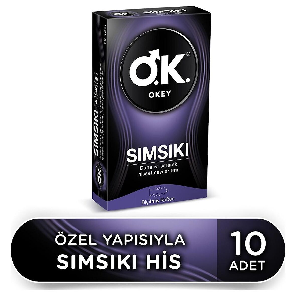 Okey Sımsıkı Prezervatif 10 Adet