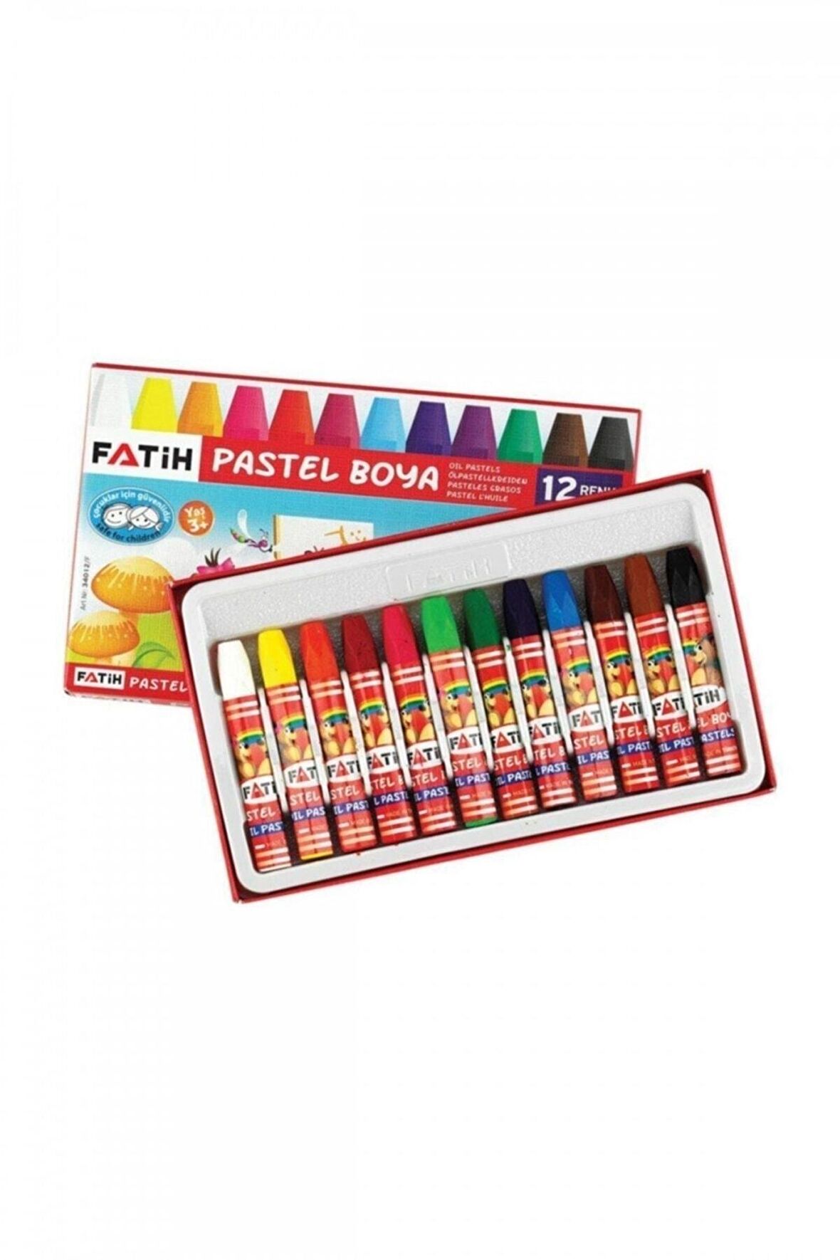 Pastel Boya Karton Kutu 12 Renk